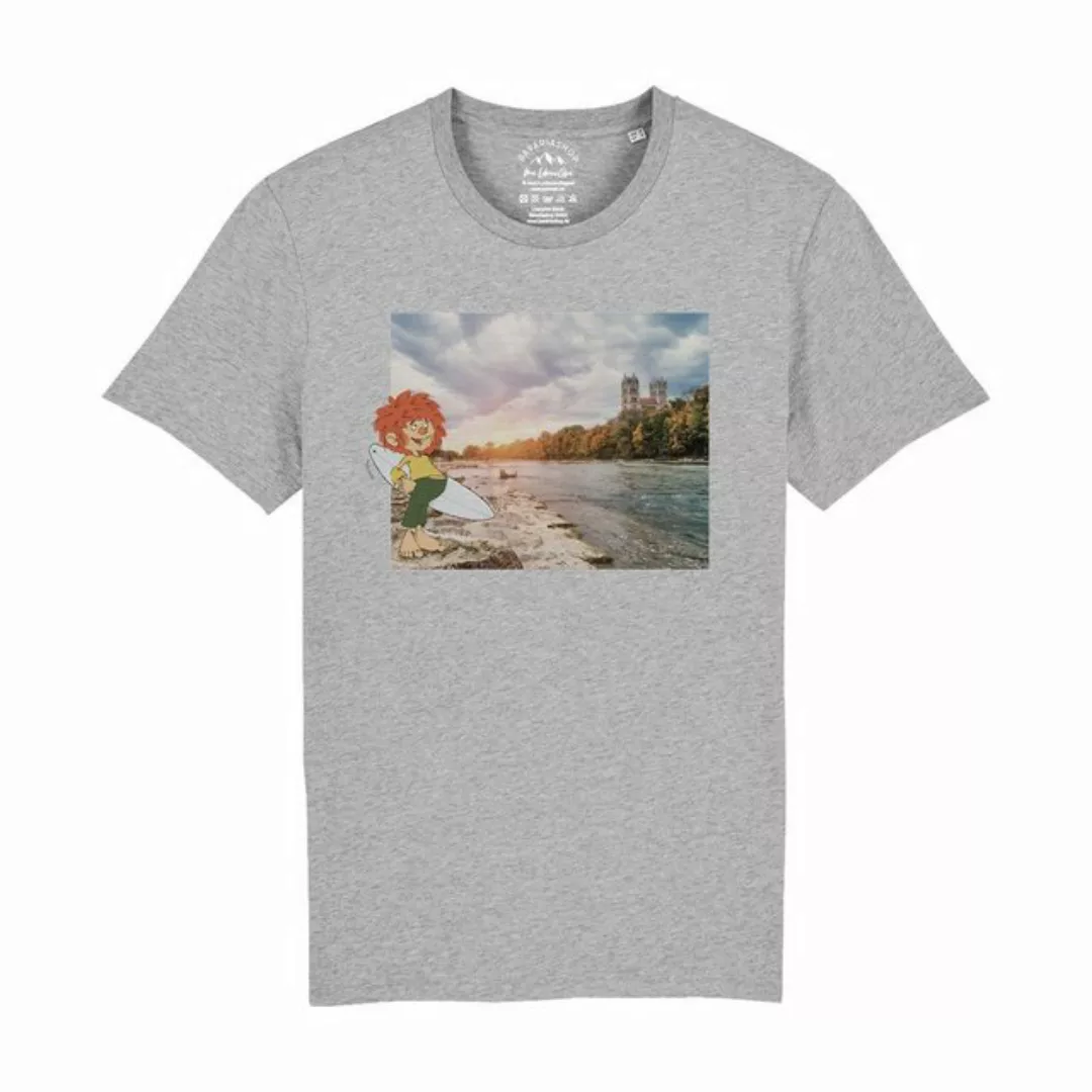 Bavariashop T-Shirt ®Pumuckl Herren T-Shirt "Surfer-Kobold günstig online kaufen