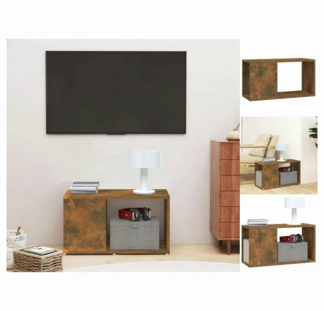 vidaXL TV-Schrank TV-Schrank Räuchereiche 60x24x32 cm Holzwerkstoff Lowboar günstig online kaufen