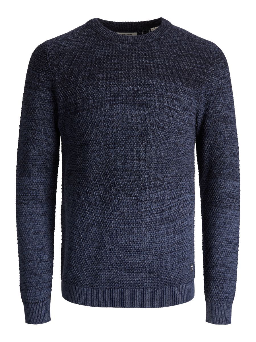 Jack & Jones Thomas Rundhalsausschnitt Sweater 2XL Sky Captain / Detail Twi günstig online kaufen