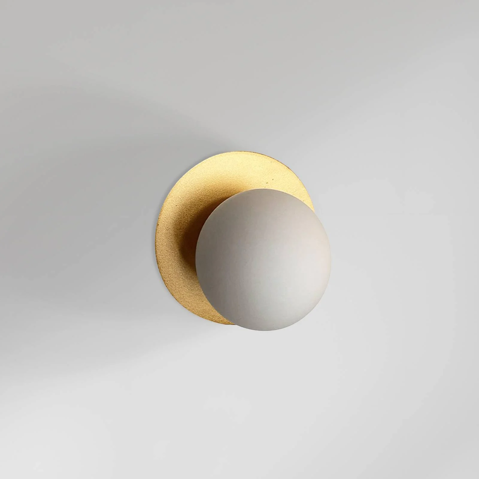 Wandleuchte Aylin, goldfarben, Ø 15 cm, Metall, G9 günstig online kaufen
