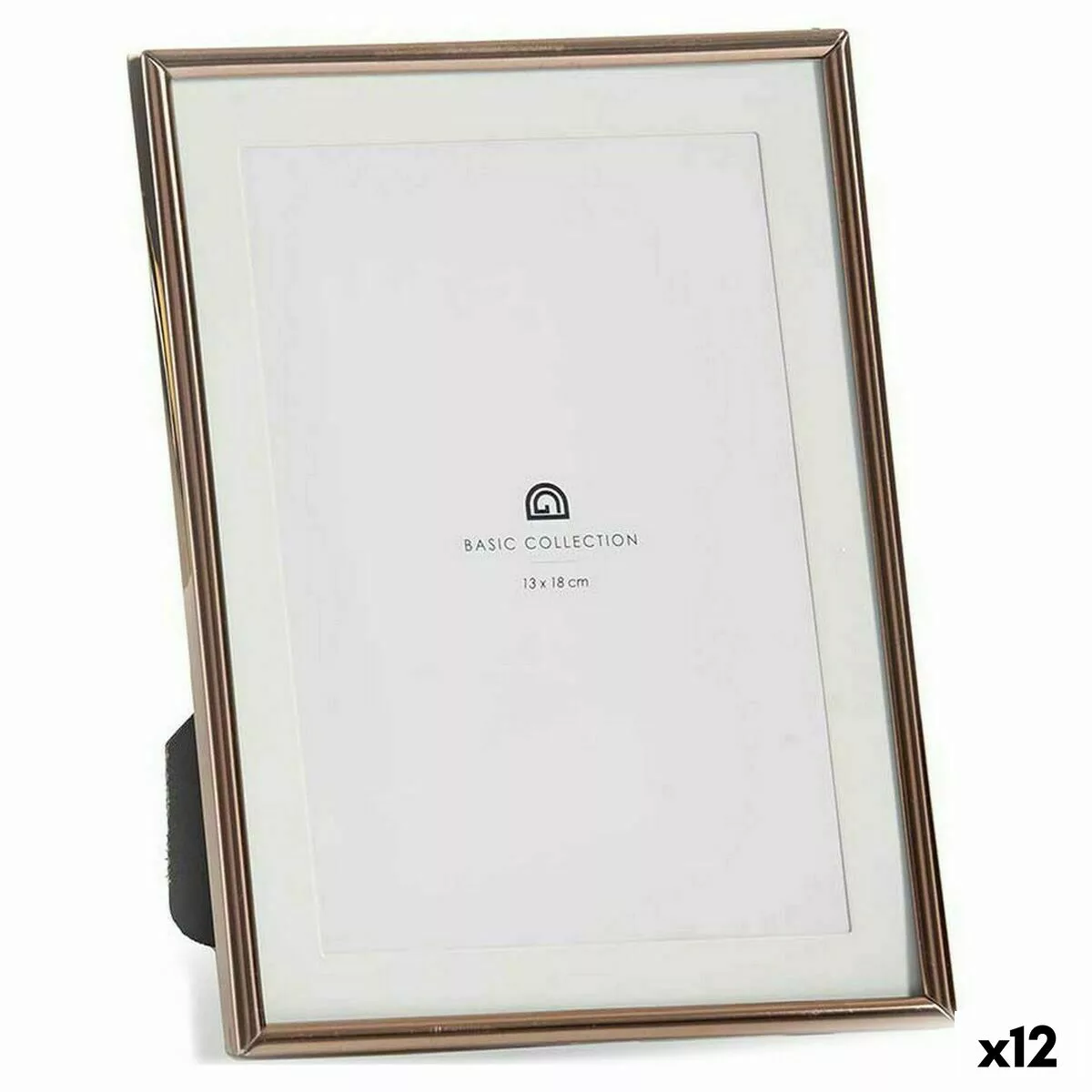 Fotorahmen Kristall Stahl Kupfer (12 X 19,5 X 15,5 Cm) (12 Stück) günstig online kaufen