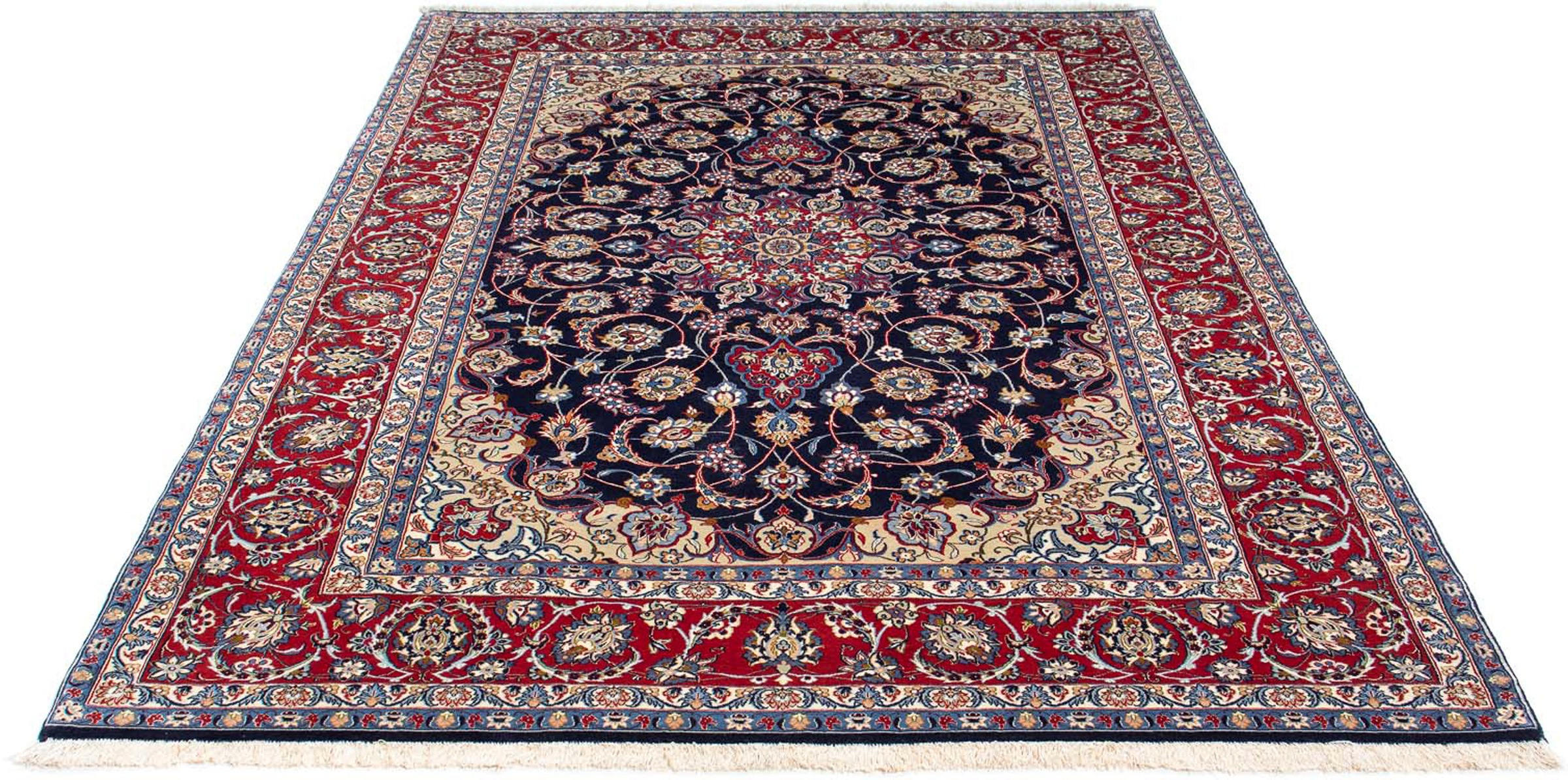 morgenland Orientteppich »Perser - Isfahan - Premium - 233 x 160 cm - dunke günstig online kaufen