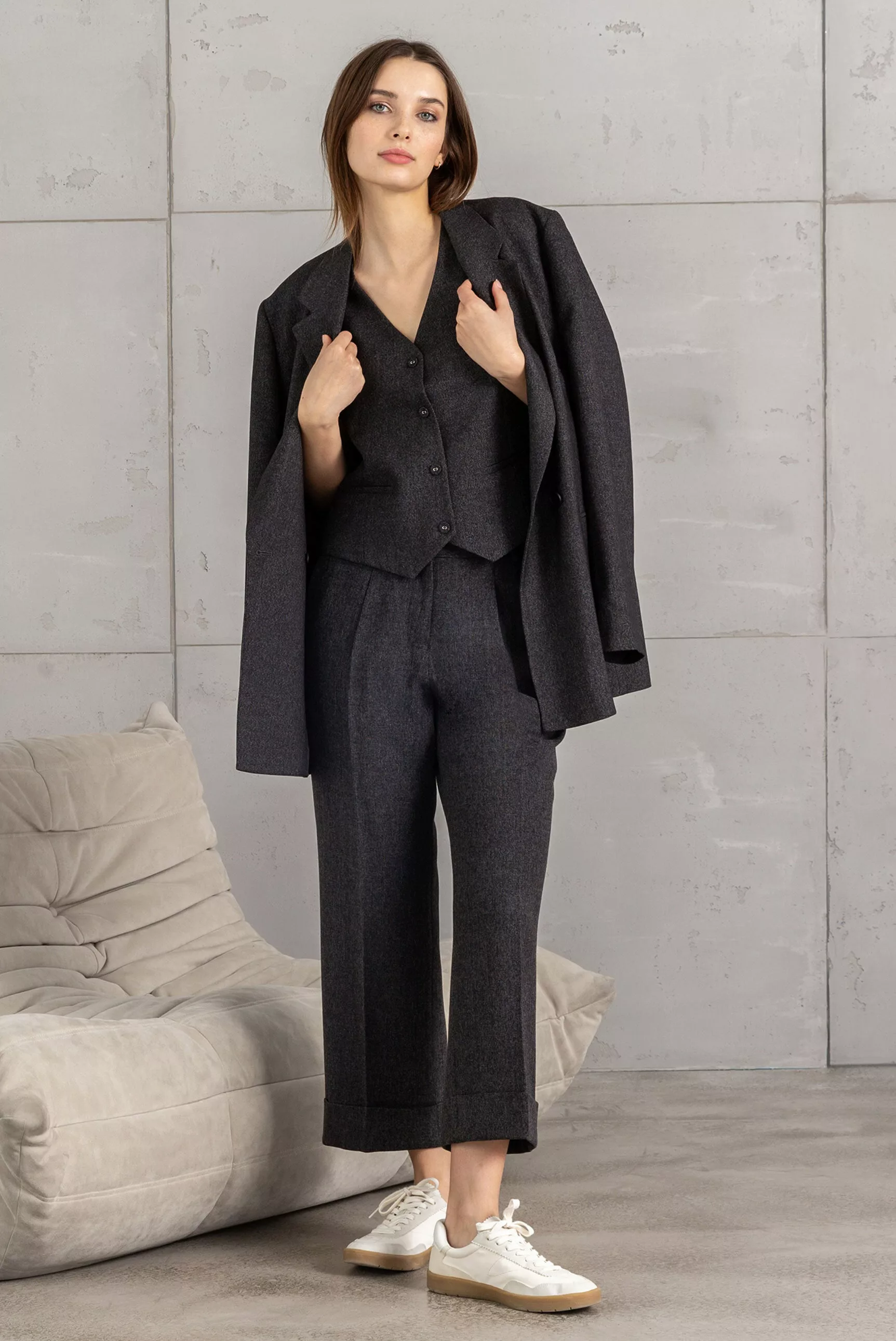 SENSES.THE LABEL Stoffhose, mit Elastikbund günstig online kaufen