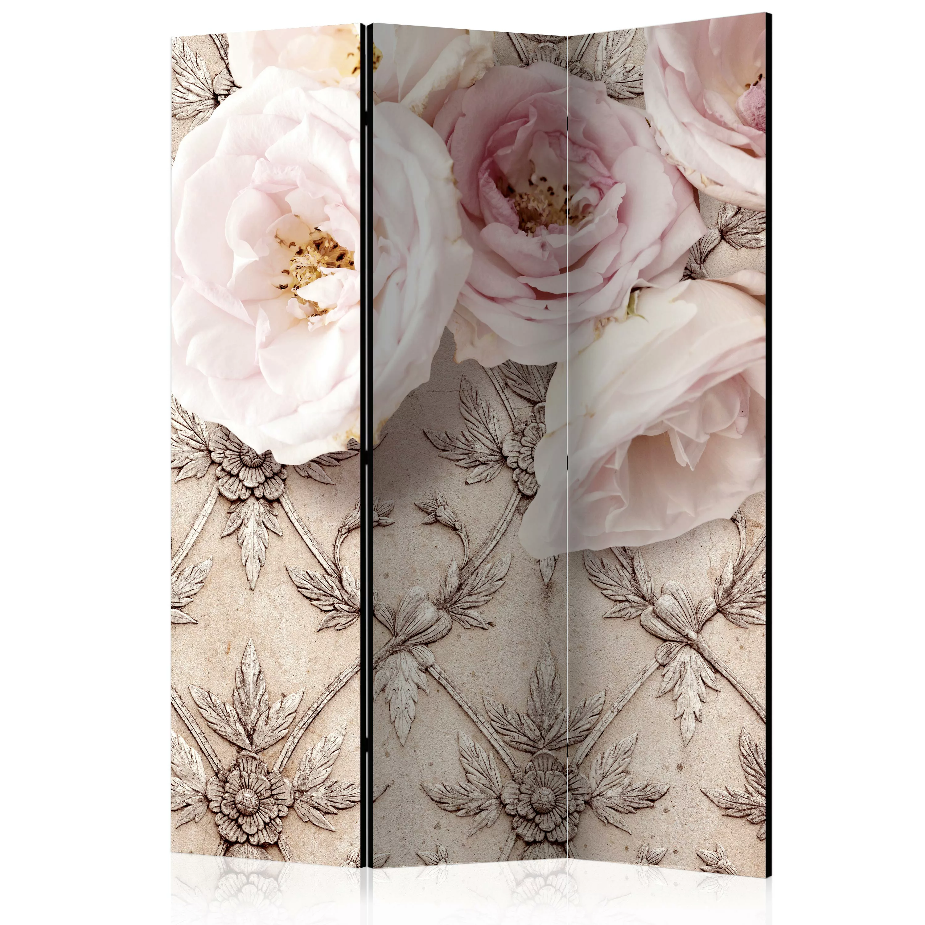 3-teiliges Paravent - Romantic Beige [room Dividers] günstig online kaufen