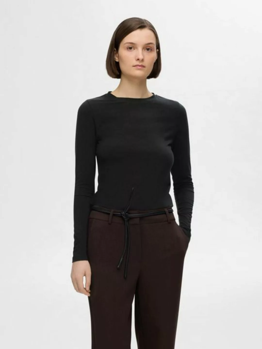 SELECTED FEMME Langarmshirt MANJA (1-tlg) Plain/ohne Details günstig online kaufen