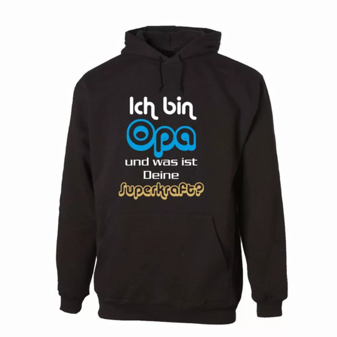 G-graphics Hoodie Ich bin Opa und was ist deine Superkraft? mit trendigem F günstig online kaufen