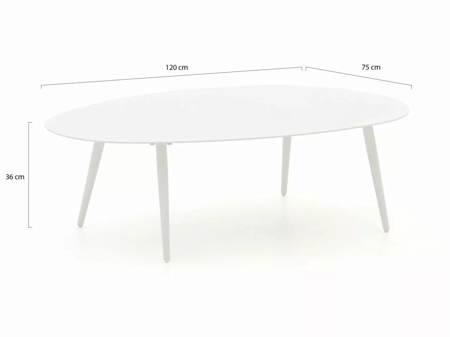 Manifesto Navalli Loungetisch 120x75x36  cm günstig online kaufen