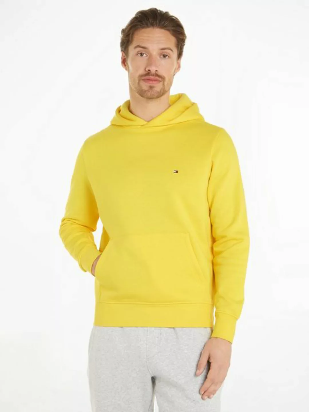 Tommy Hilfiger Hoodie FLAG LOGO HOODY mit Kängurutasche vorne günstig online kaufen