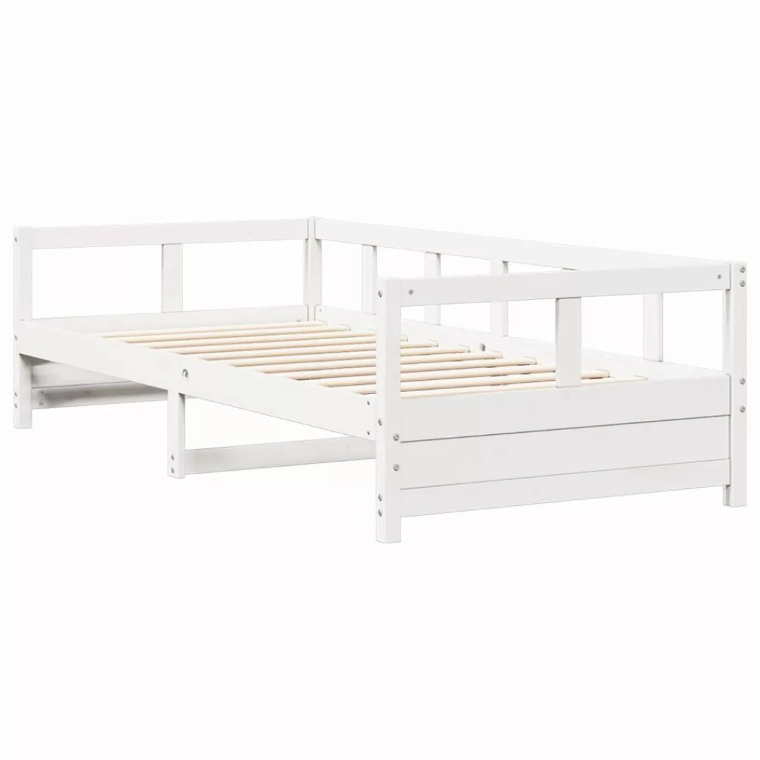 vidaXL Bett Tagesbett ohne Matratze Weiß günstig online kaufen