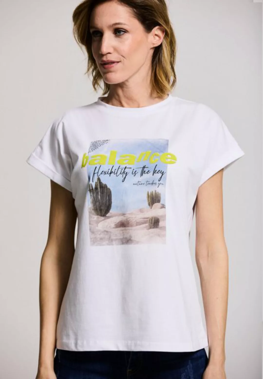 Andijamo-Fashion T-Shirt DESERT BALANCE EXKLUSIV PRINT günstig online kaufen