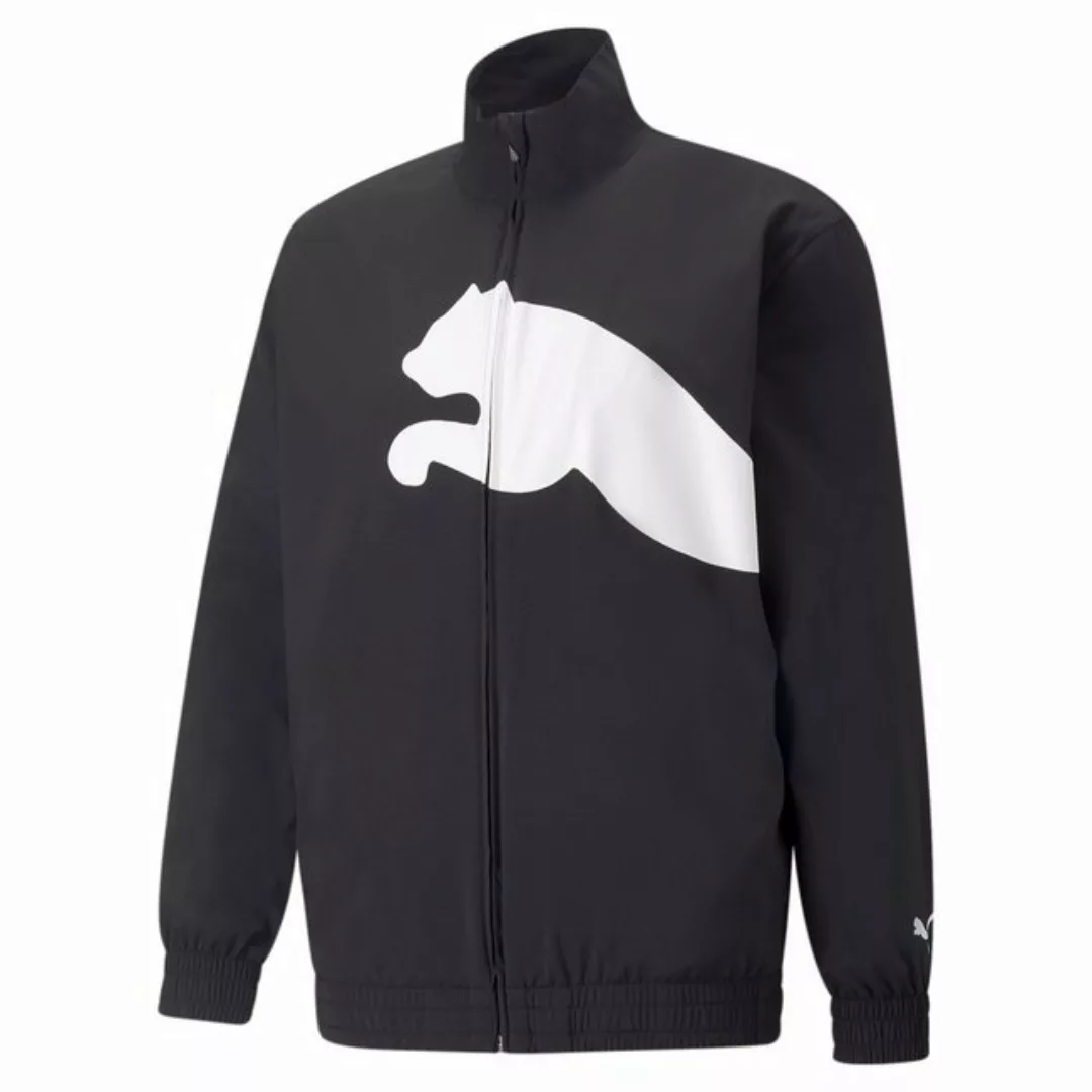 PUMA Sweatjacke TRAIN BIG CAT LINED WOVEN PUMA BLACK günstig online kaufen