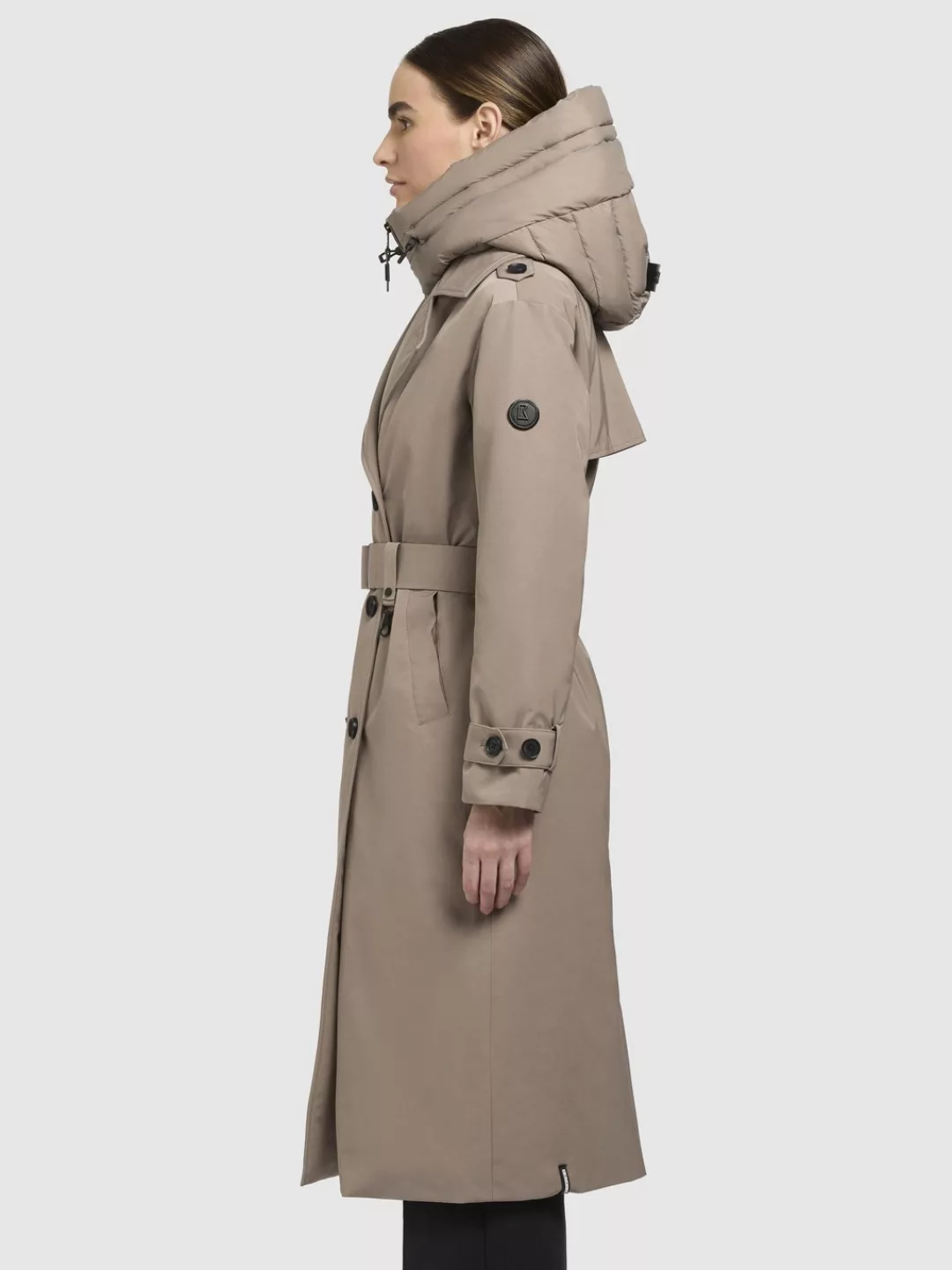 khujo Trenchcoat "Elena-YM", Warmer Wintermantel mit doppelter Knopfleiste günstig online kaufen