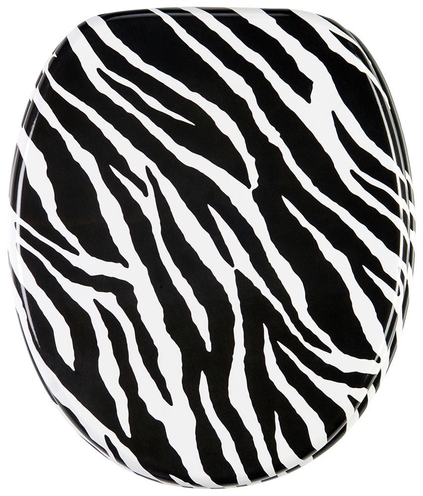 Sanilo WC-Sitz Zebra Look, mit Absenkautomatik günstig online kaufen
