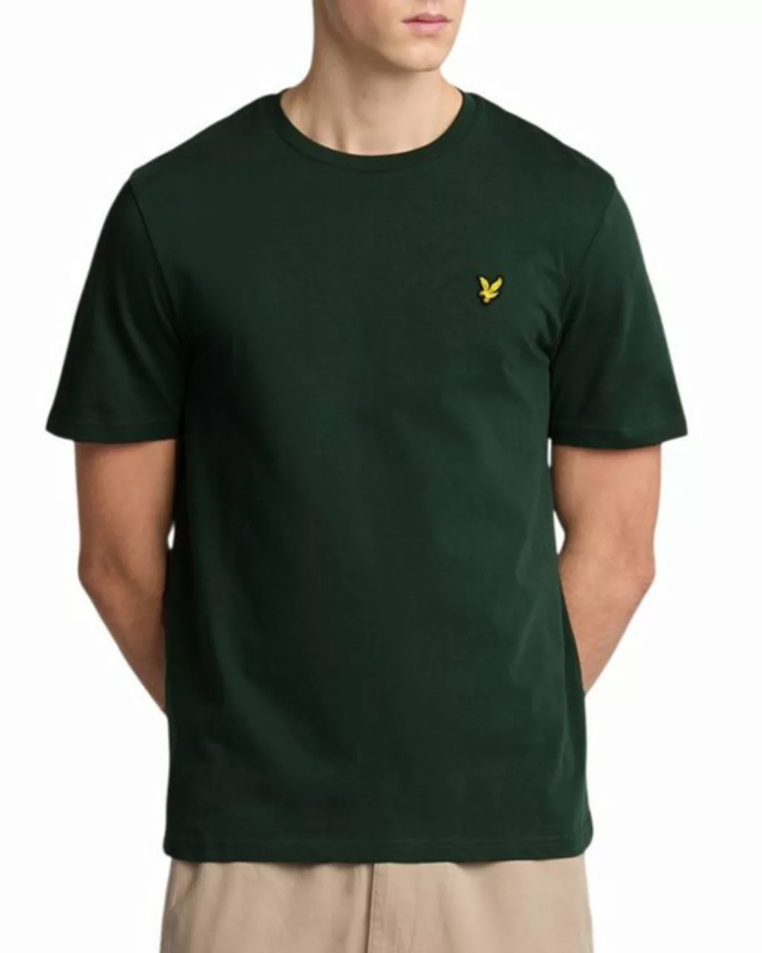 Lyle & Scott T-Shirt Aus 100% Baumwolle Gerader Schnitt günstig online kaufen