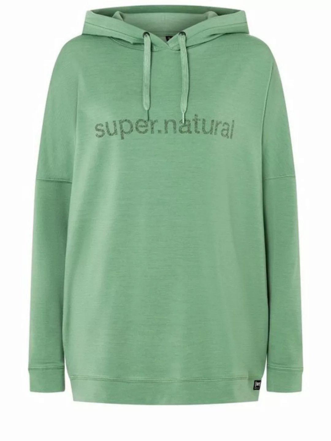 SUPER.NATURAL Hoodie Merino Hoodie W FEEL GOOD HOODIE stylischer Merino-Mat günstig online kaufen