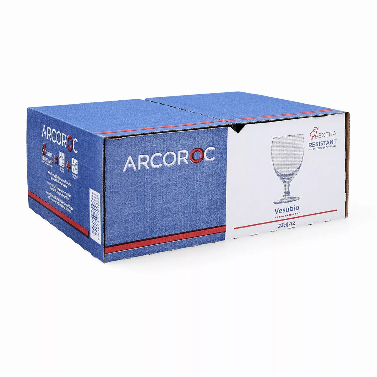 Gläsersatz Arcoroc Vesubio Durchsichtig 12 Stück Glas 230 Ml günstig online kaufen