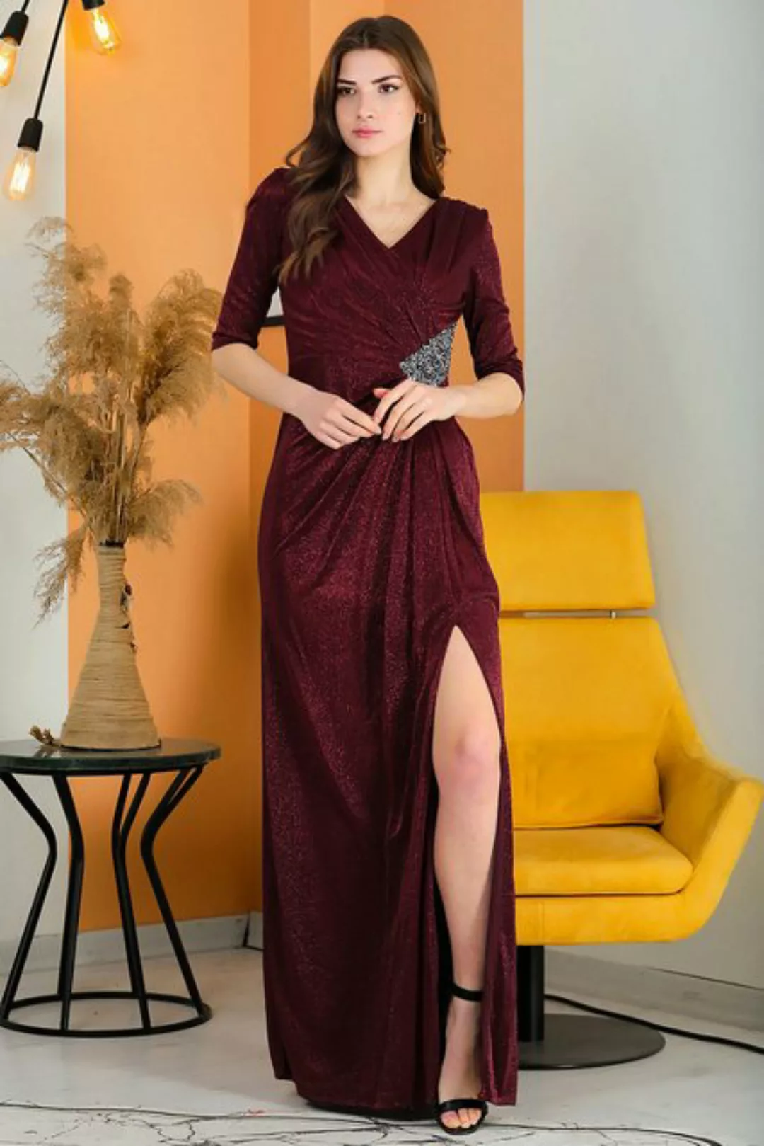 Modabout Abendkleid Langes Maxikleid Hochzeitskleid für Damen - NYELB0553D9 günstig online kaufen