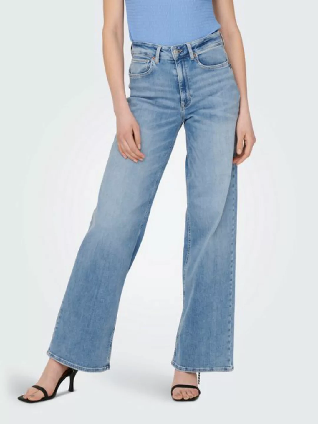 ONLY Bequeme Jeans ONLMADISON BLUSH HW WIDE DNM CRO371 NOOS günstig online kaufen