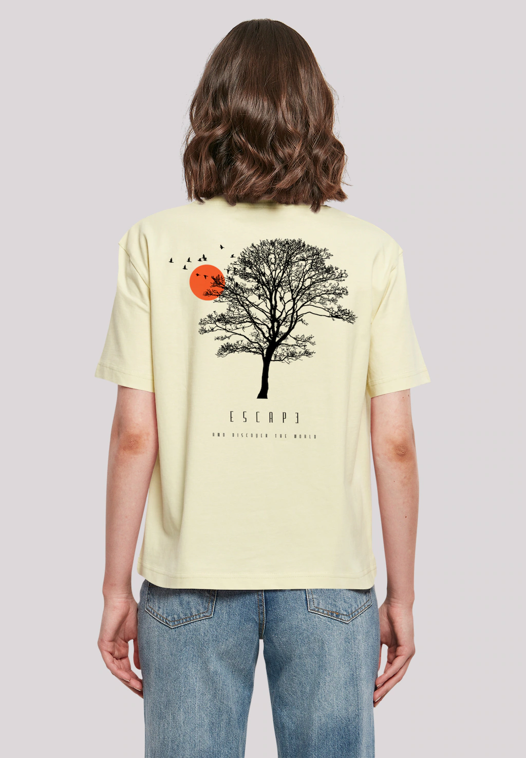 F4NT4STIC T-Shirt "Escape Discover the World Tree Birds", Premium Qualität, günstig online kaufen