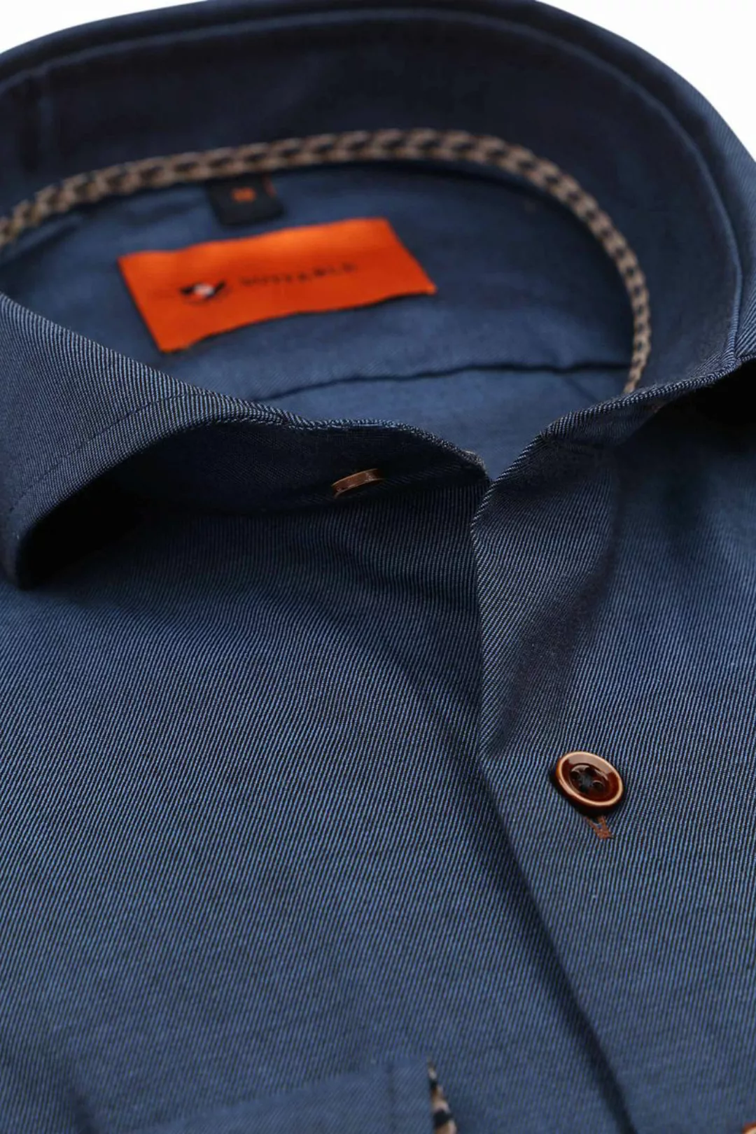 Suitable Twill Hemd Indigoblau - Größe 41 günstig online kaufen