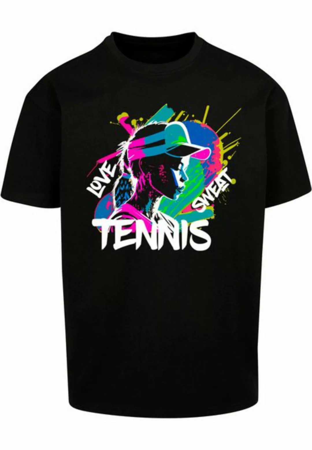 Merchcode T-Shirt Merchcode Herren Tennis Love, Sweat - Heavy Oversize Tee günstig online kaufen