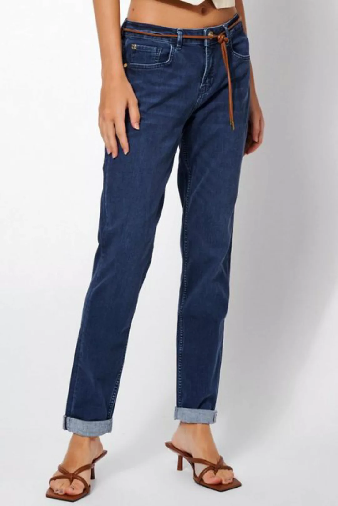 ROSNER 5-Pocket-Jeans Masha_097 mit Gürtel günstig online kaufen