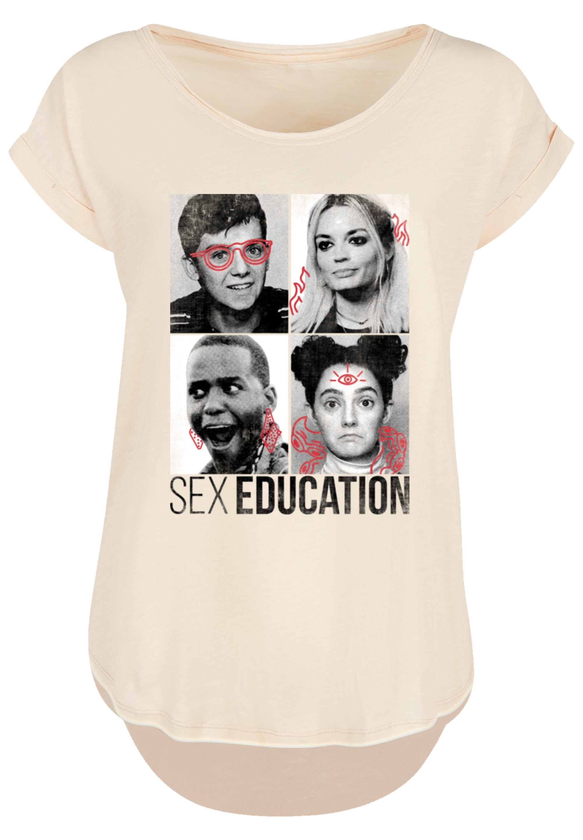 F4NT4STIC T-Shirt "Sex Education Class Photos Netflix TV Series", Premium Q günstig online kaufen
