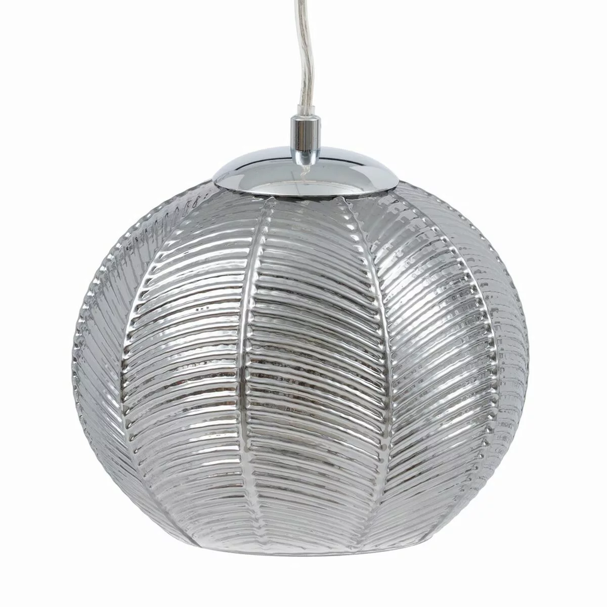 Deckenlampe 20 X 20 X 15,5 Cm Kristall Silber Eisen günstig online kaufen