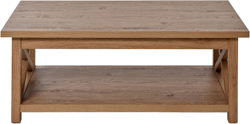 Jahnke Couchtisch "CHALET COFFEE", (1 St.), Couchtisch, Kaffetisch, mit Abl günstig online kaufen