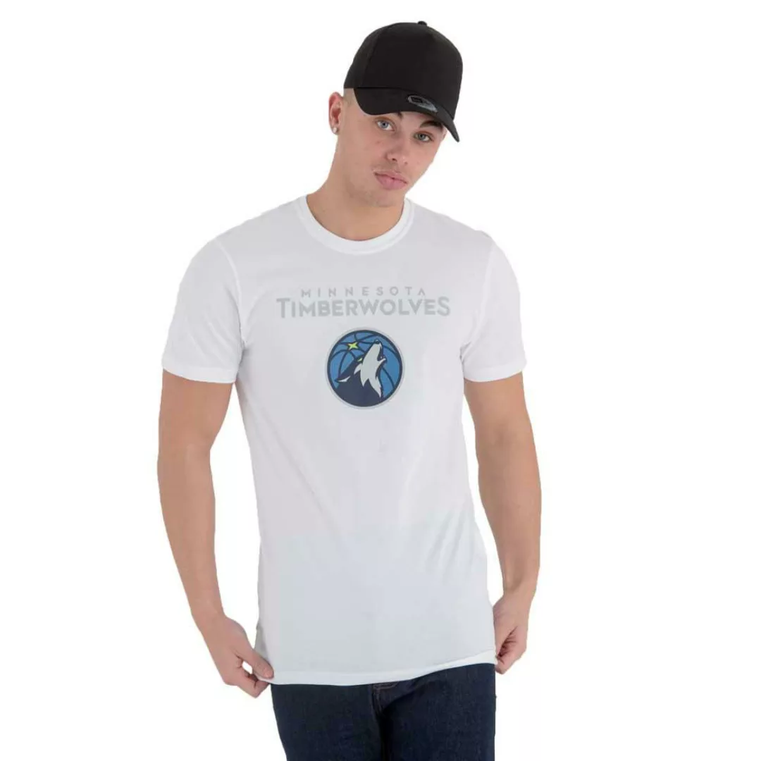 New Era Team Logo Minnesota Timberwolves Kurzärmeliges T-shirt XS White günstig online kaufen