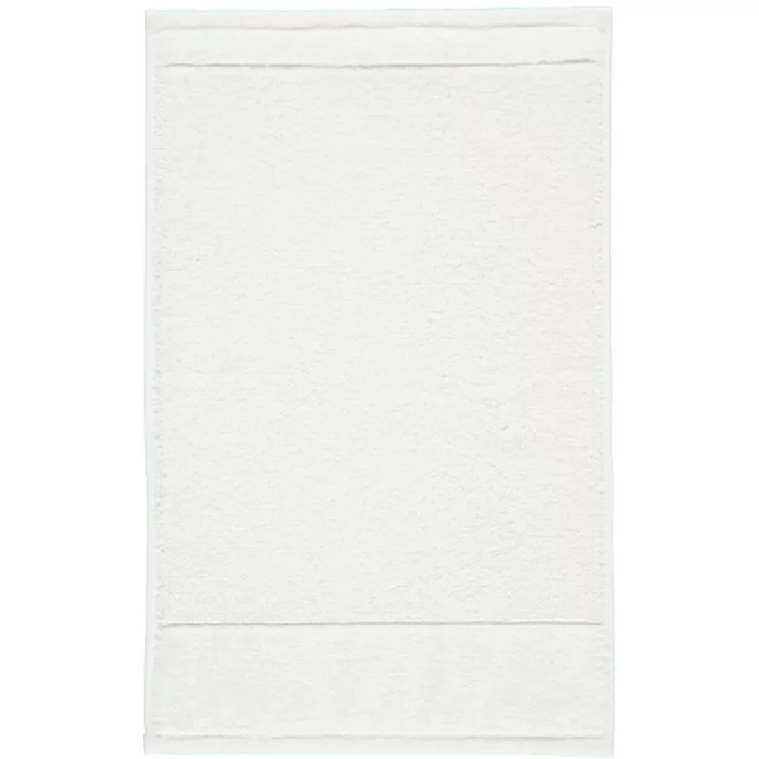 Möve Bamboo Luxe - Farbe: snow - 001 (1-1104/5244) - Gästetuch 30x50 cm günstig online kaufen