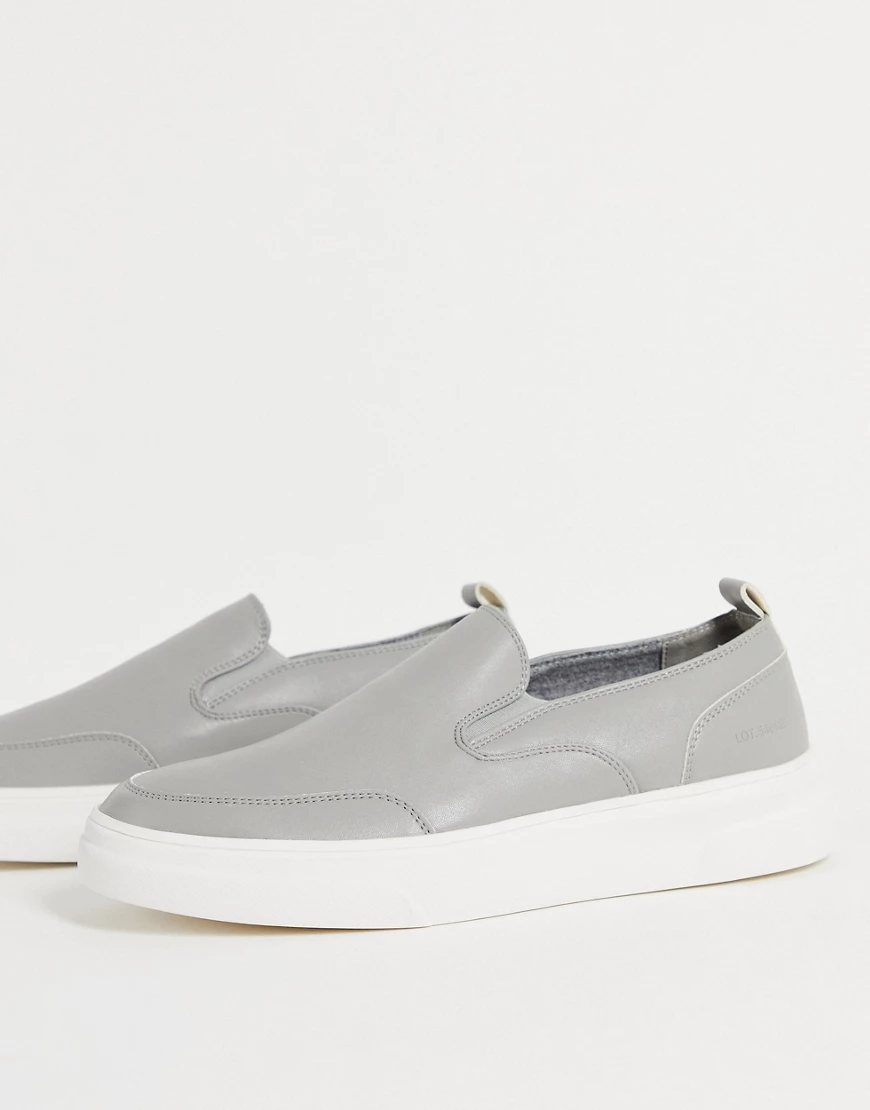 River Island – Sneaker zum Hineinschlüpfen in Grau günstig online kaufen