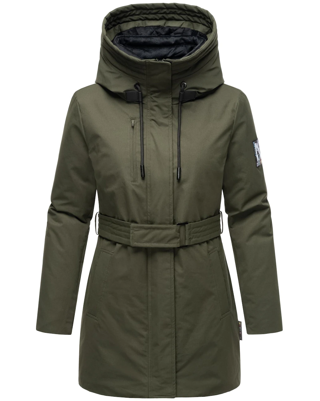 Navahoo Winterjacke "Eishauch 14", mit Kapuze, Damen Winterparka mit Taille günstig online kaufen