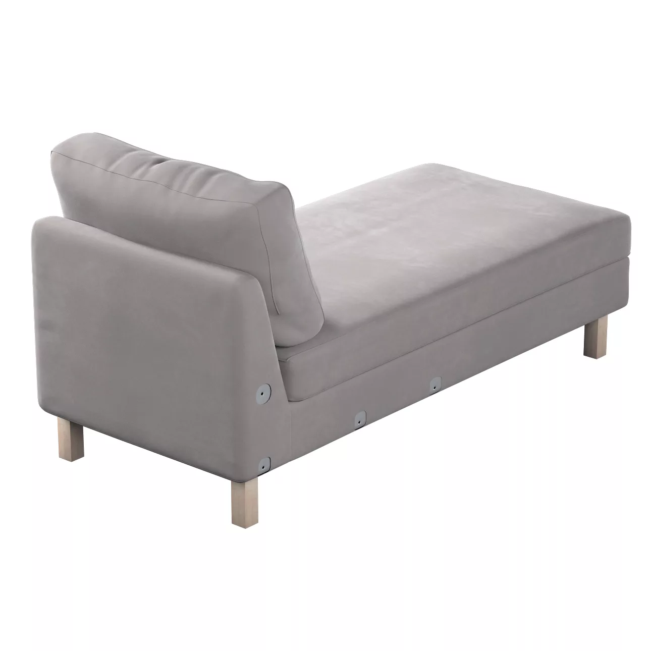 Bezug für Karlstad Recamiere Zustellsofa, kurz, taupengrau, Bezug für Karls günstig online kaufen