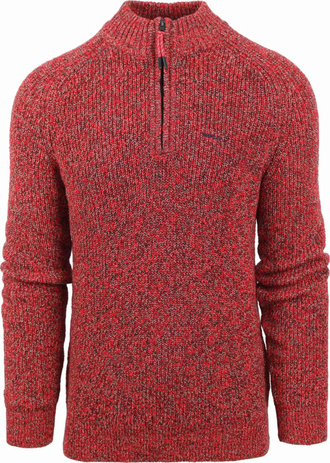 NZA Half Zip Pullover Ngamuwahine Rot - Größe XXL günstig online kaufen