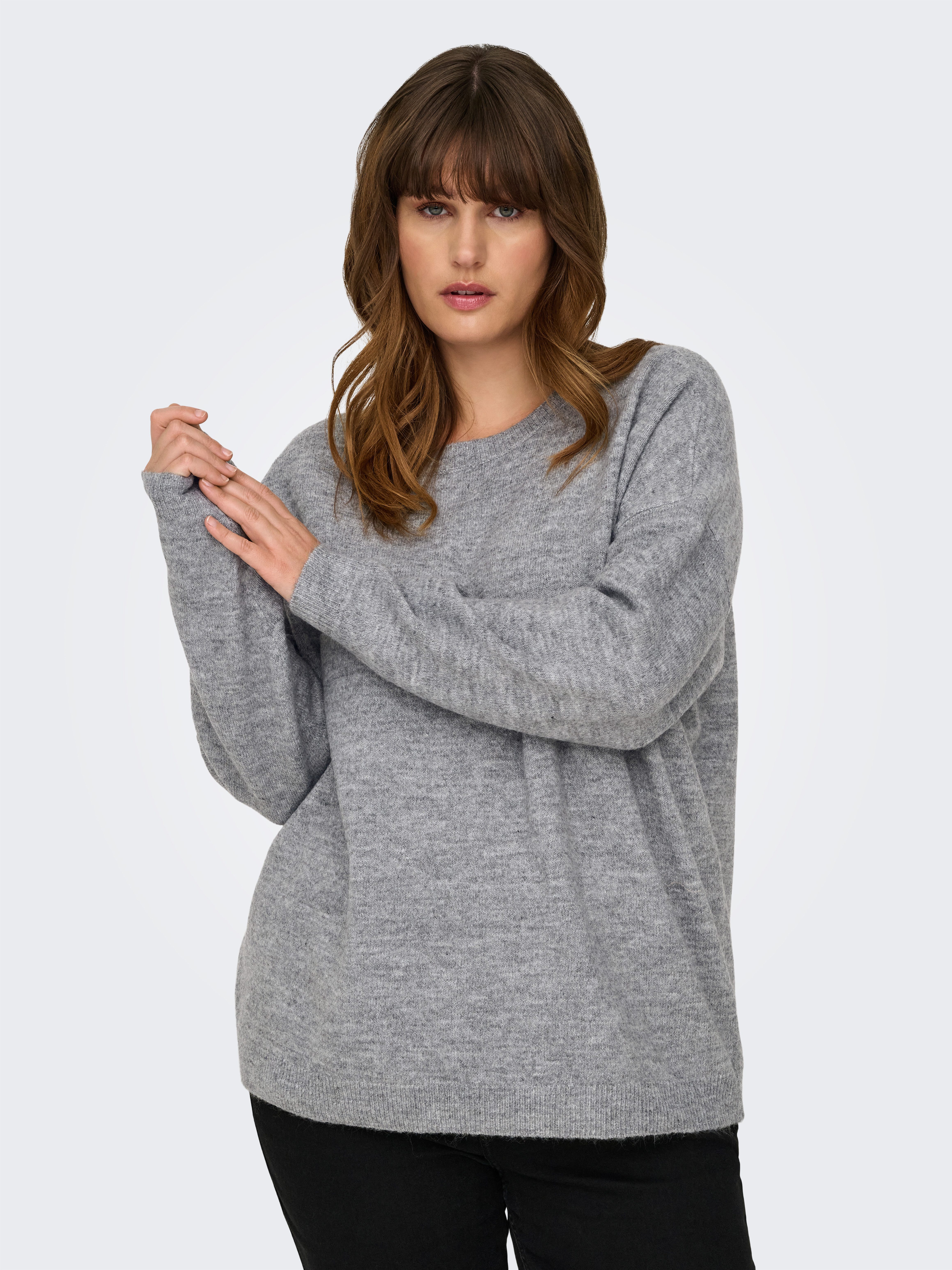 ONLY CARMAKOMA Strickpullover CARMANIFESTA LS REVERS.PULLOVER günstig online kaufen