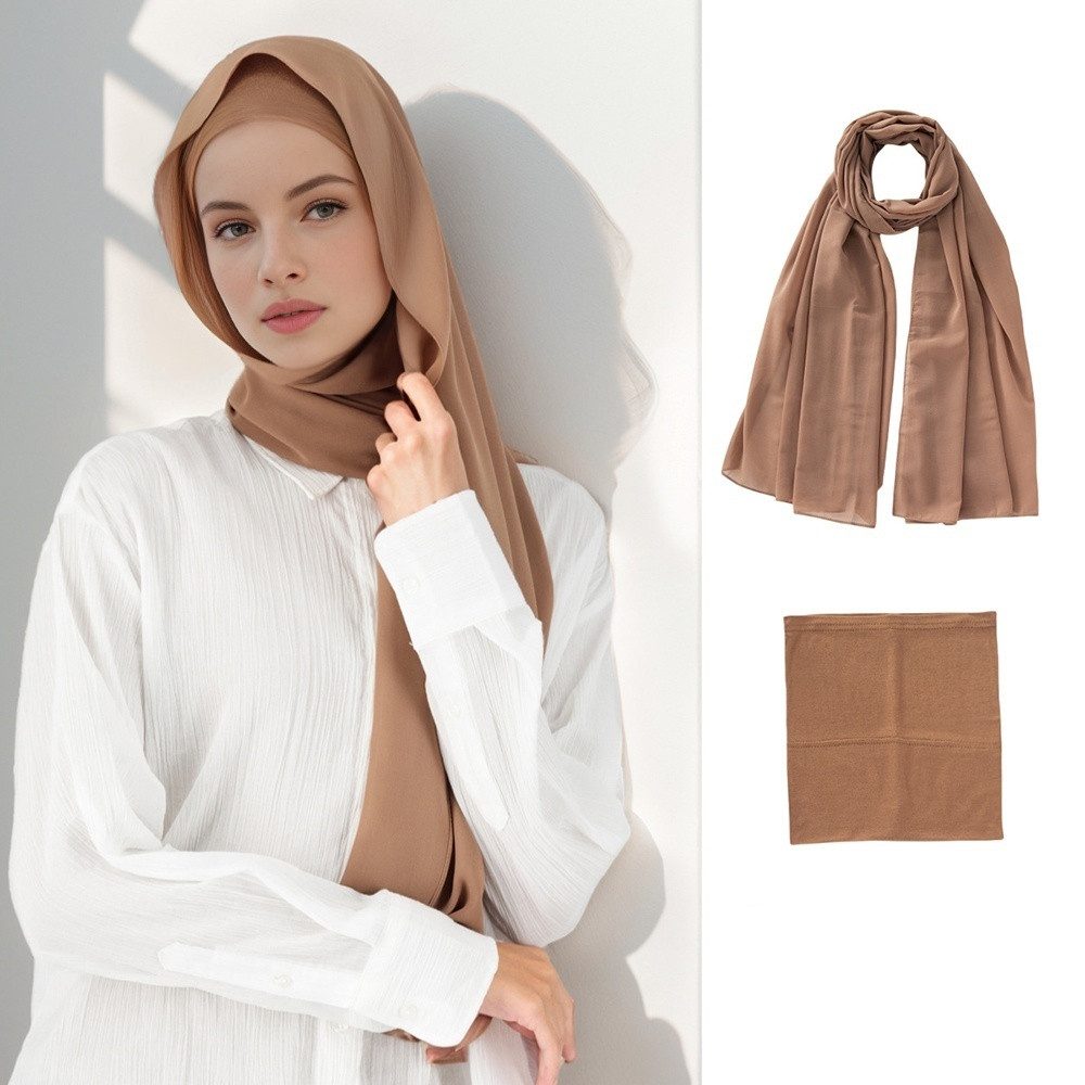 Coonoor Modeschal Hijab Kopftuch Damen Chiffon günstig online kaufen