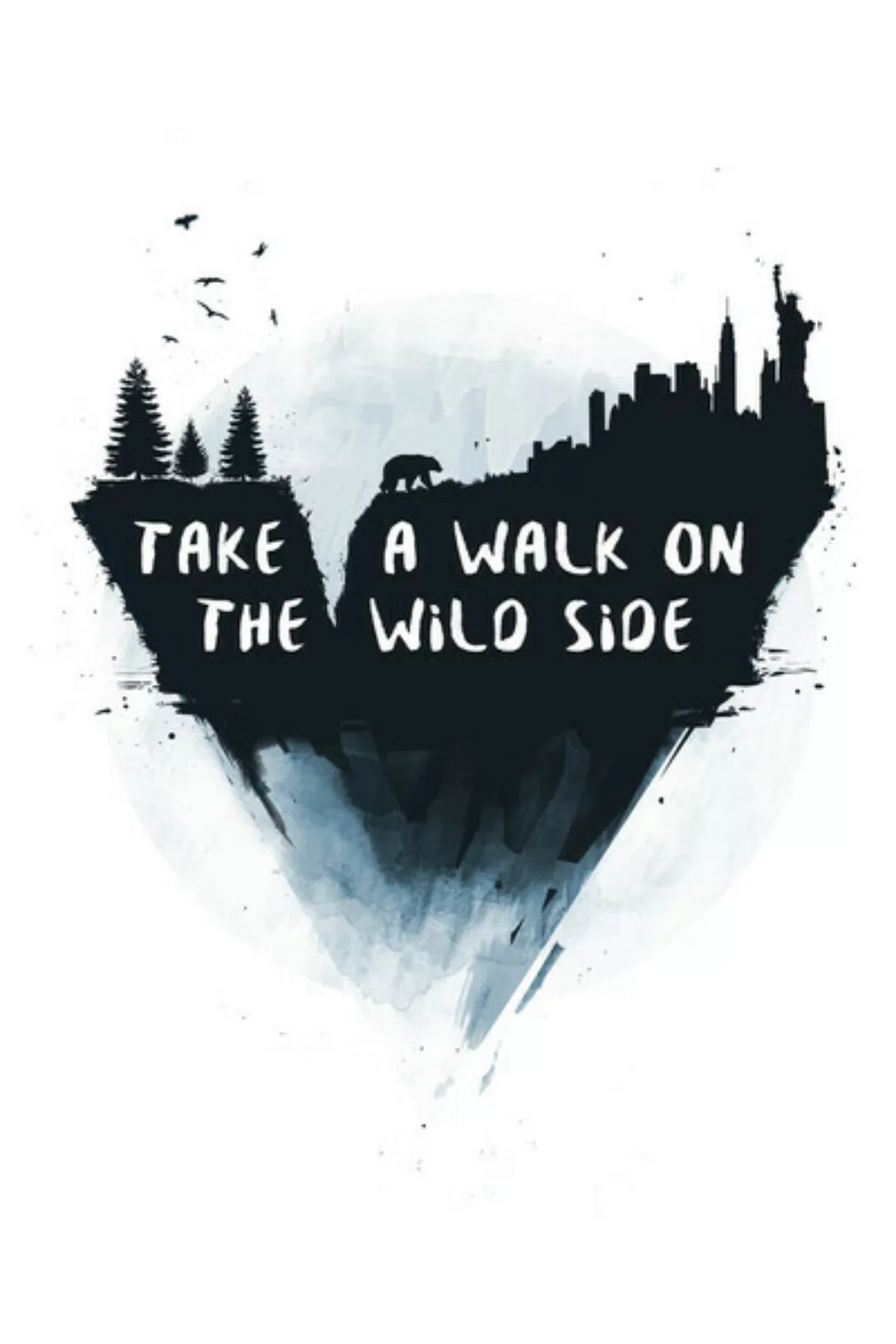 Poster / Leinwandbild - Walk On The Wild Side günstig online kaufen