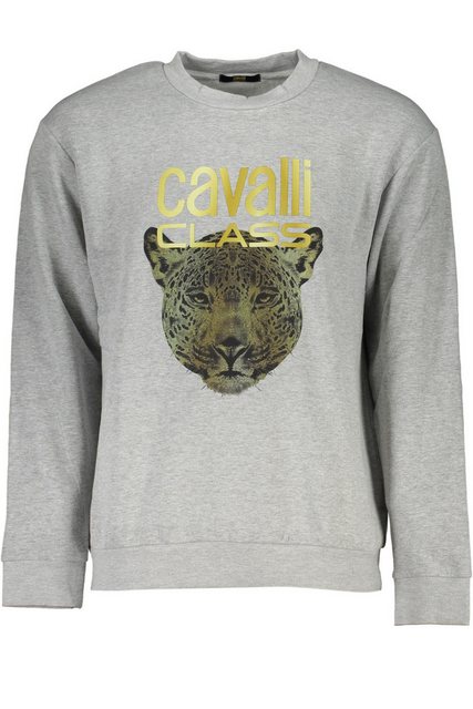 Cavalli Class Sweatshirt Stylisches graues Herren Sweatshirt: Komfort ohne günstig online kaufen