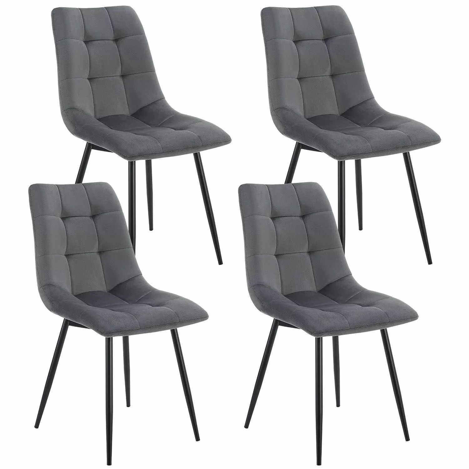 Juskys Esszimmerstuhl Blanca (4 St), bequeme günstig online kaufen