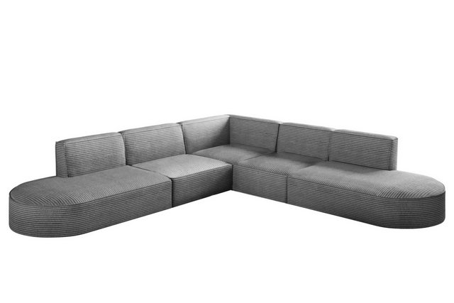 Kaiser Möbel Ecksofa Designer Corner MODENA stoff Poso, viele Farben, Große günstig online kaufen