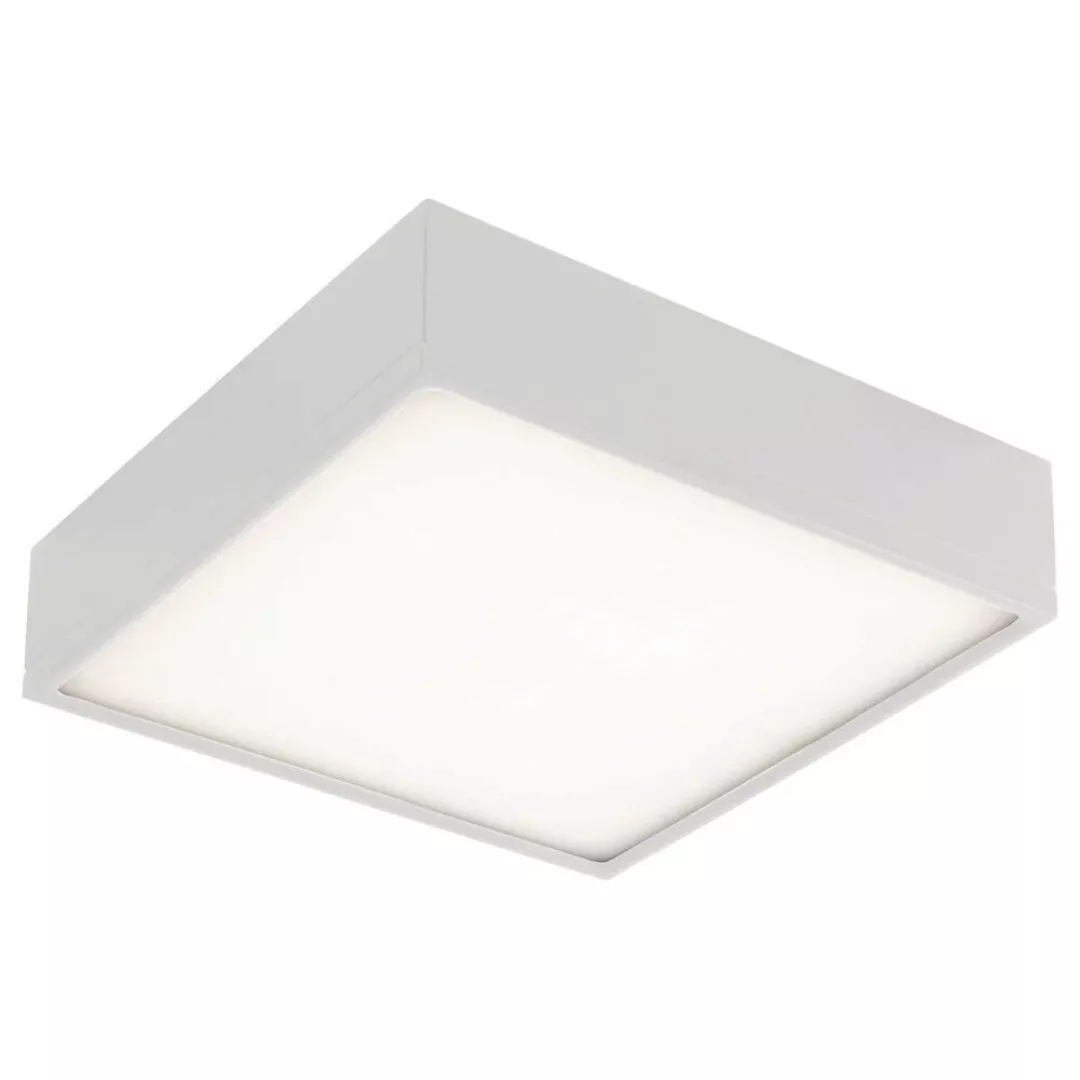 LED Deckenleuchte Klio in Weiß 36W 2900lm IP20 211x211mm günstig online kaufen