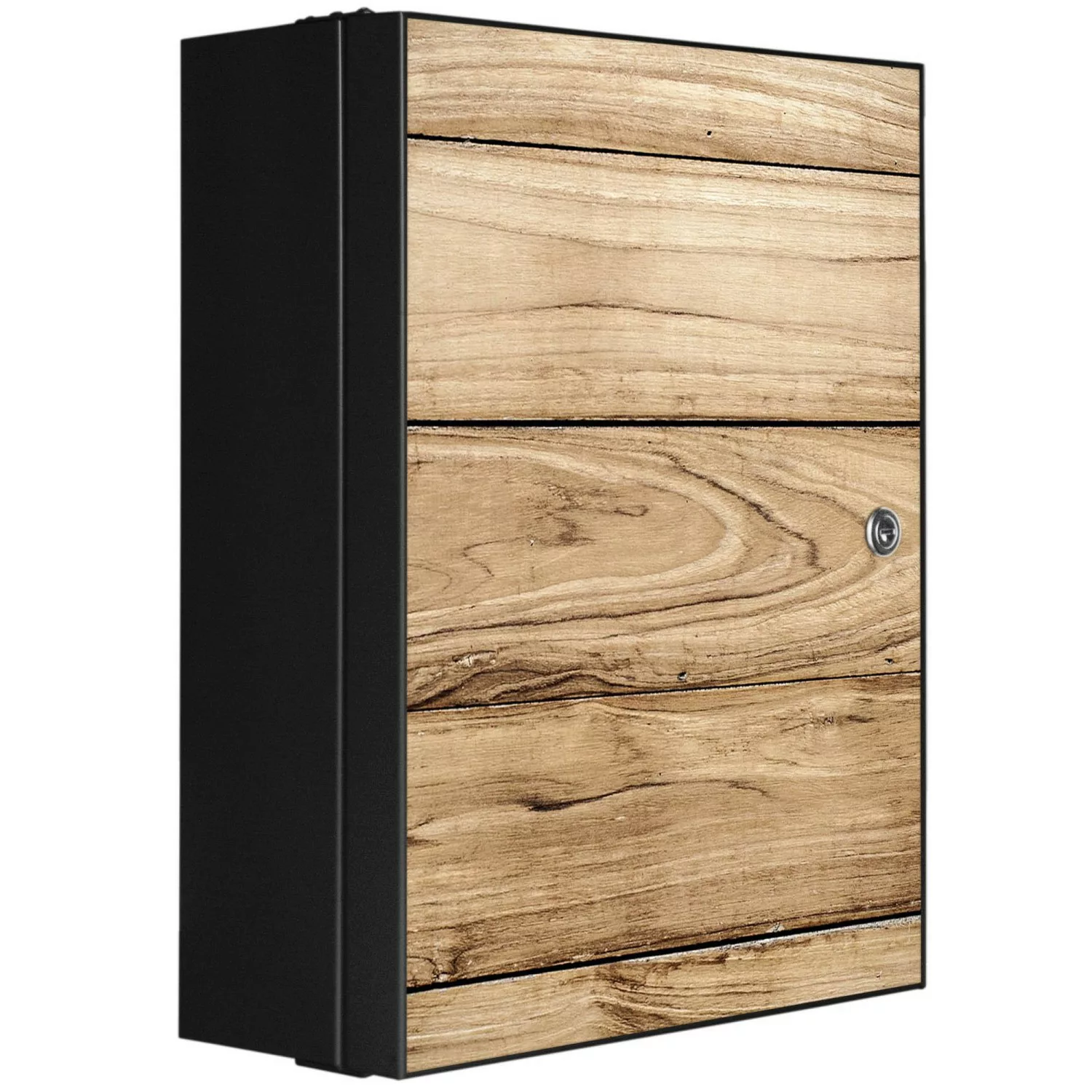 Banjado XXL Medizinschrank Abschliessbar 35x46x15cm Arzneischrank Anthrazit günstig online kaufen