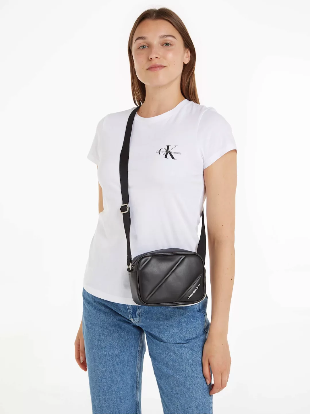 Calvin Klein Jeans Mini Bag "QUILTED CAMERABAG18", Handtasche Damen Tasche günstig online kaufen