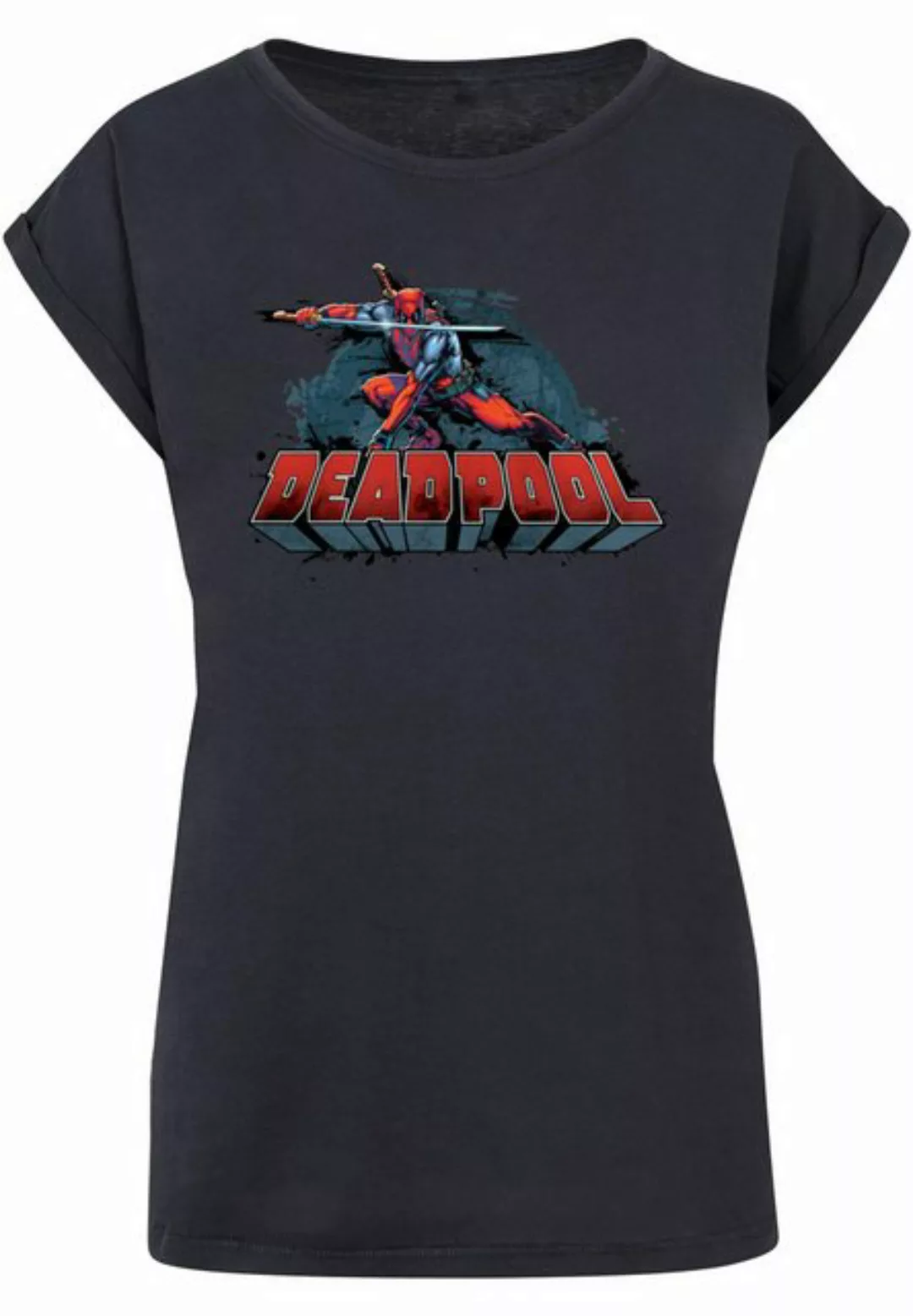 ABSOLUTE CULT T-Shirt ABSOLUTE CULT Damen Ladies Deadpool - Sword Logo T-Sh günstig online kaufen