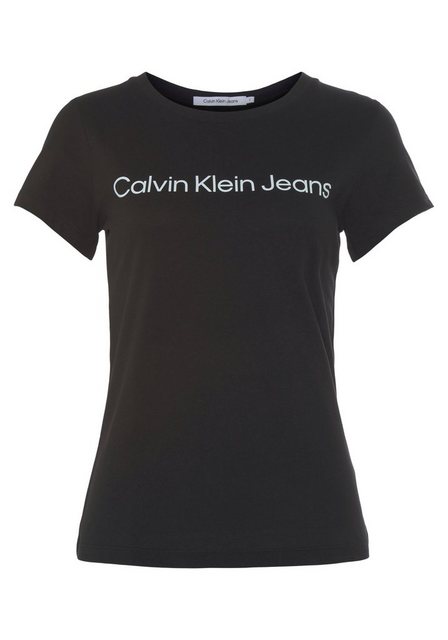 Calvin Klein Jeans T-Shirt CORE INSTIT LOGO SLIM FIT TEE mit CK-Logoschrift günstig online kaufen