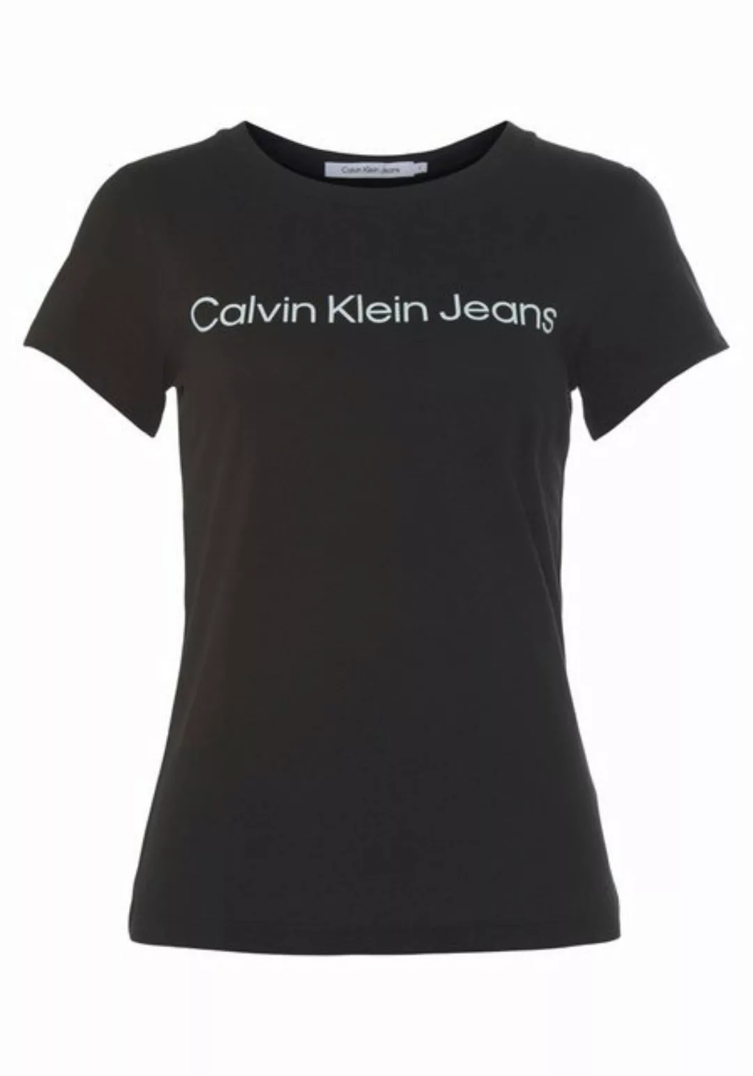 Calvin Klein Jeans T-Shirt CORE INSTIT LOGO SLIM FIT TEE mit CK-Logoschrift günstig online kaufen