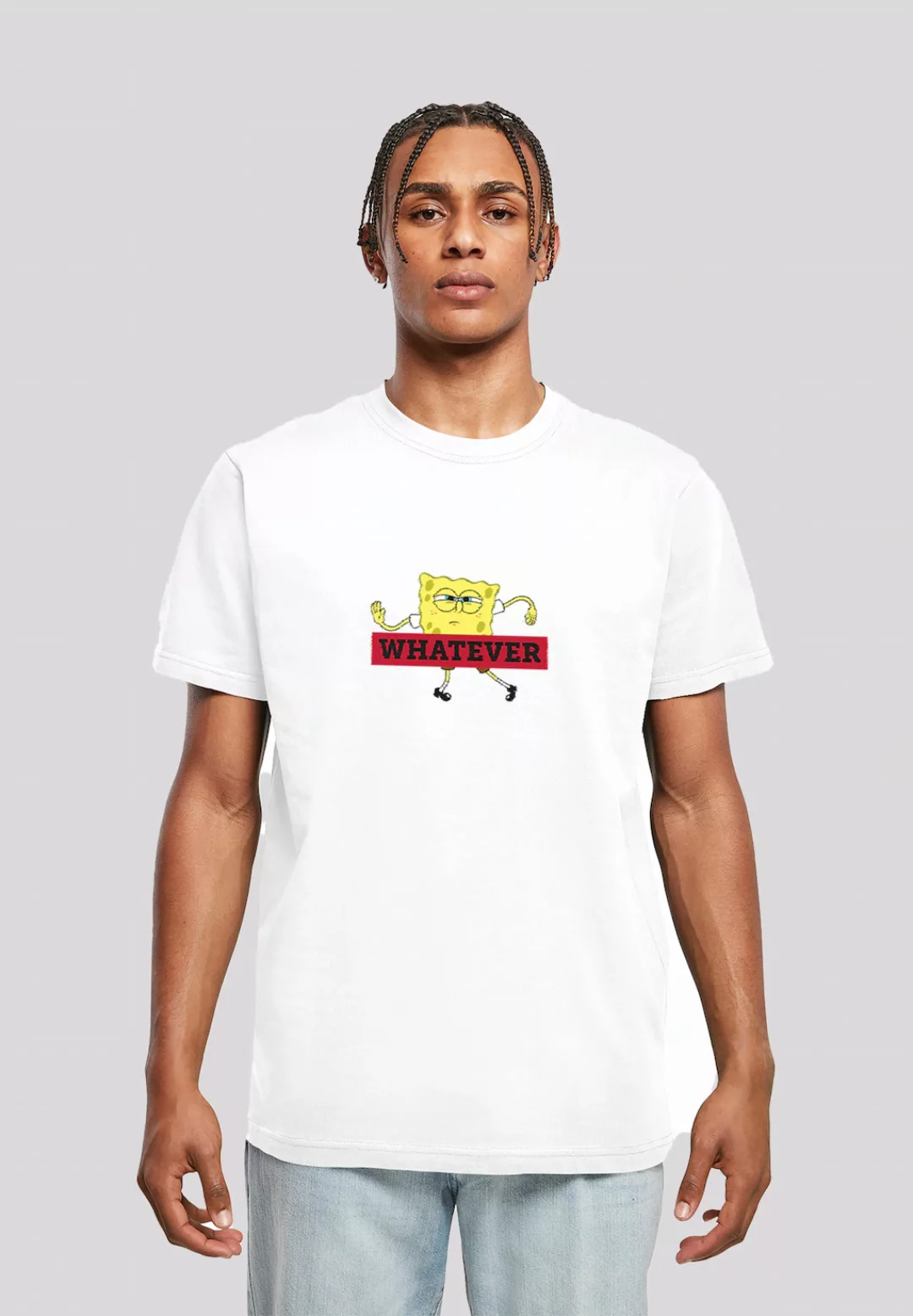 F4NT4STIC T-Shirt "Spongebob Schwammkopf WHATEVER", Herren,Premium Merch,Re günstig online kaufen