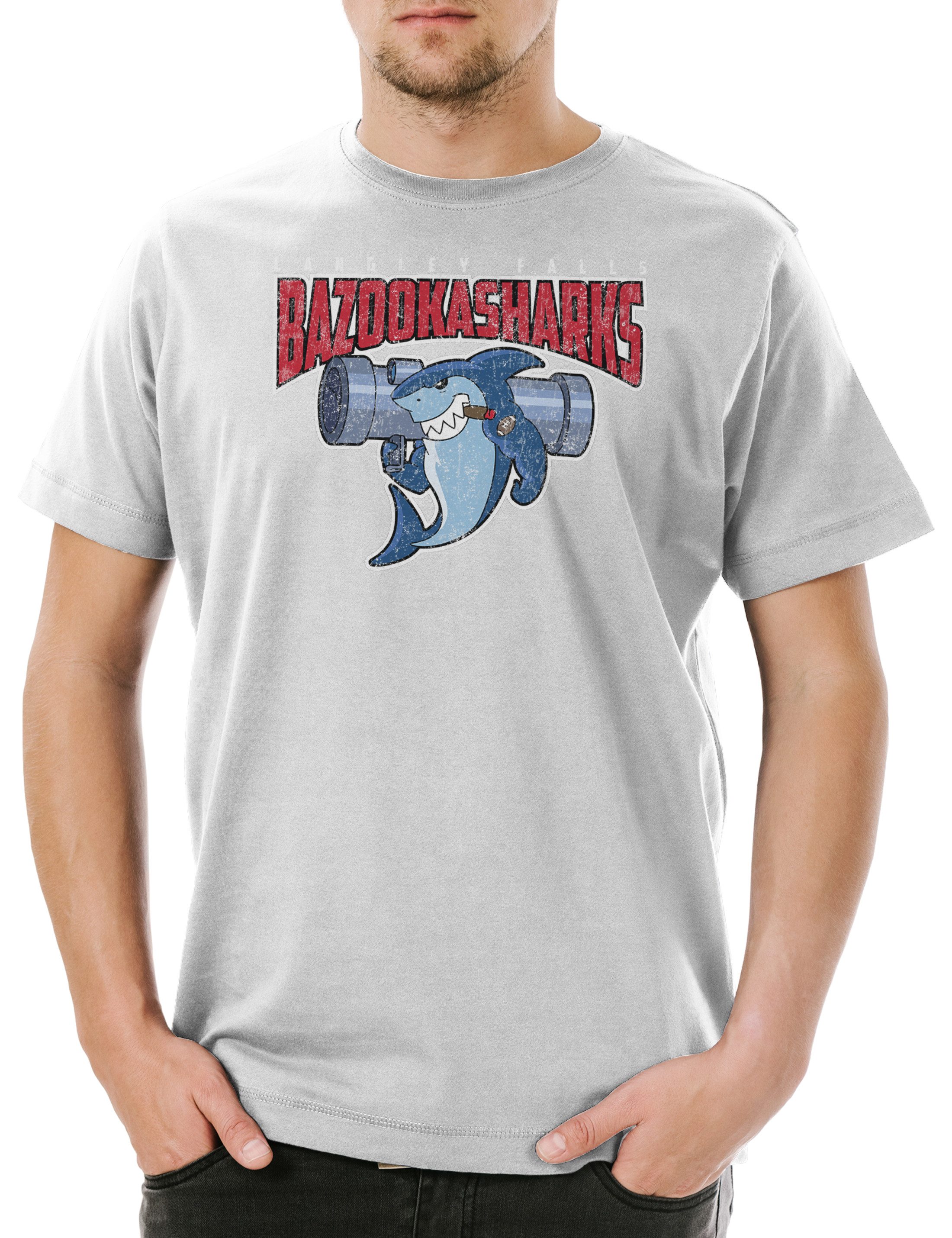 Urban Backwoods Print-Shirt B Sharks Herren günstig online kaufen