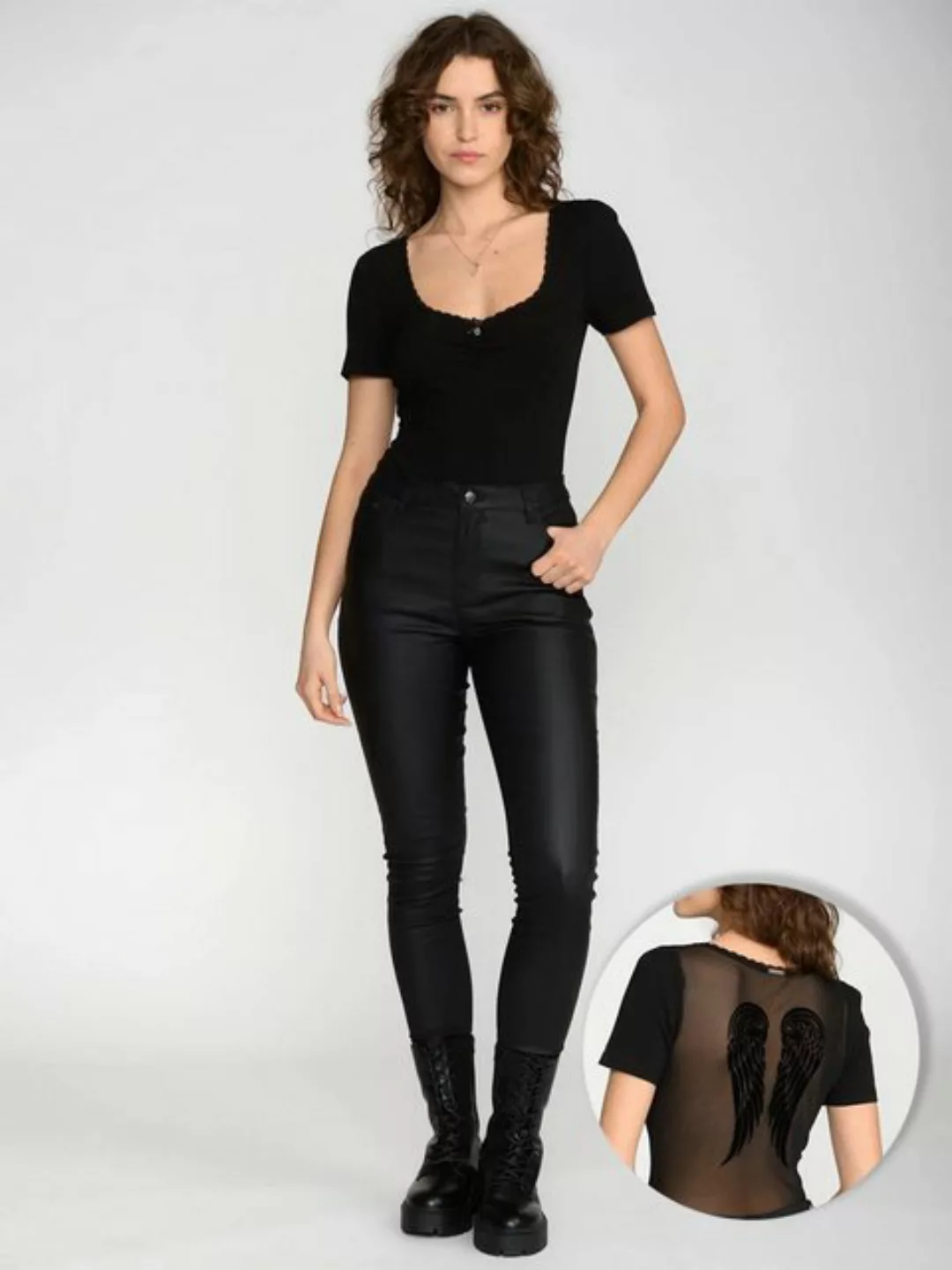 Vive Maria Fly Away Damen T-Shirt schwarz günstig online kaufen